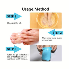 Moisturizing Gel Socks for Softening Dry Feet Skins