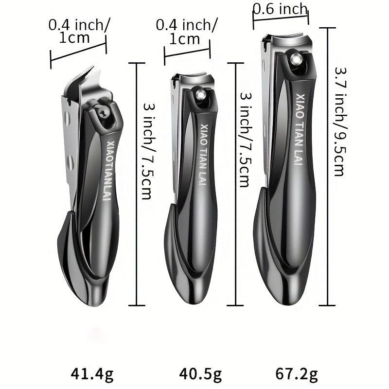 Stainless Steel Nail Clippers Curved Edge for Adult Men Women