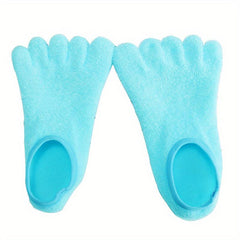 Moisturizing Foot Socks 5 Toes Spa Socks for Dry Feet Repair