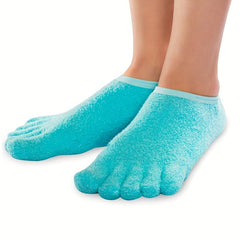 Moisturizing Foot Socks 5 Toes Spa Socks for Dry Feet Repair