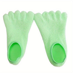 Moisturizing Foot Socks 5 Toes Spa Socks for Dry Feet Repair
