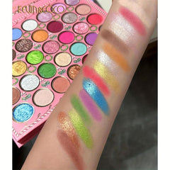 70 Colors Eyeshadow Palette Christmas Style Pearly Matte Glitter Shimmer Finish