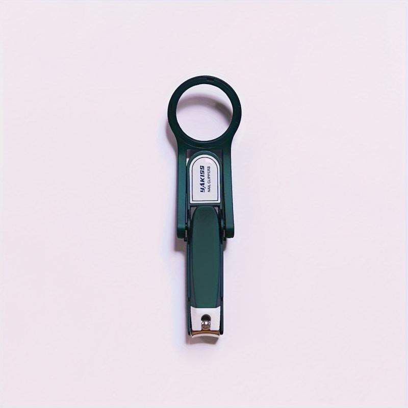 Smart Nail Clipper with Magnifying Glass - Heavy Duty Nail Cutter for Seniors
