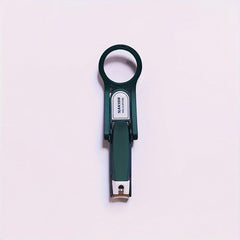 Smart Nail Clipper with Magnifying Glass - Heavy Duty Nail Cutter for Seniors