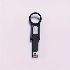 Smart Nail Clipper with Magnifying Glass - Heavy Duty Nail Cutter for Seniors