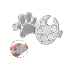 Alloy Finger Paint Palette for Nails & Makeup