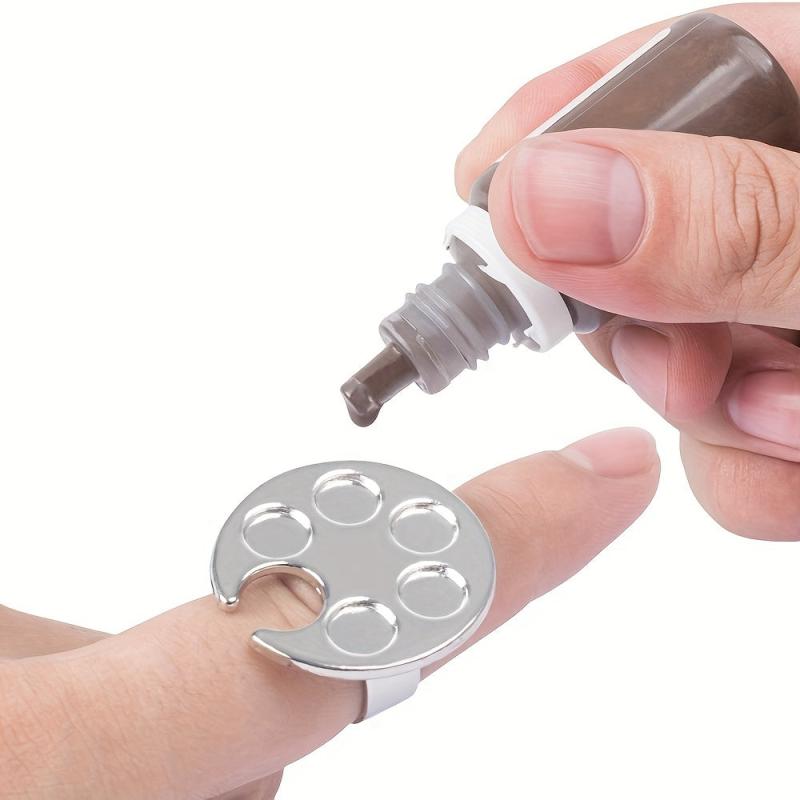 Alloy Finger Paint Palette for Nails & Makeup