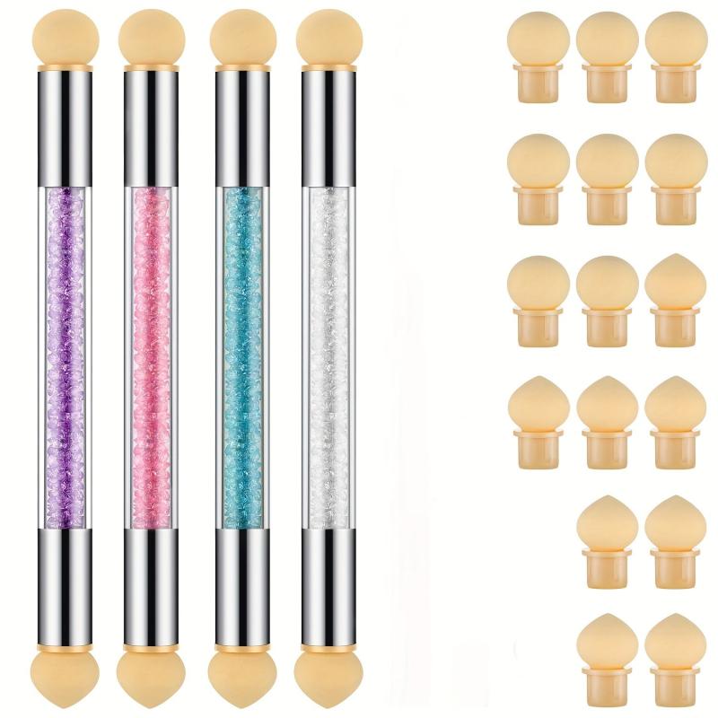 Gradient Shading Nail Art Pen With Rhinestone Handle