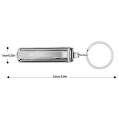 Portable Folding Nail Clipper Key Ring Nail Cutter Nail Care Tool