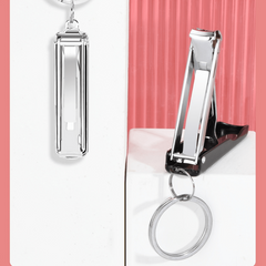 Portable Folding Nail Clipper Key Ring Nail Cutter Nail Care Tool