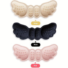 2pcs Heel Stickers Anti-drop Anti-wear Foot Stickers for High Heels