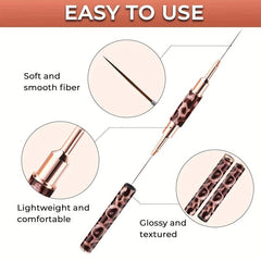 5 pcs Double Ended Nail Art Brushes Set Thin Nail Brushes for DIY Nail Art