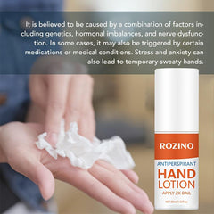 30ml Antiperspirant Hand Cream Lotion - Prevent Sweaty Hands