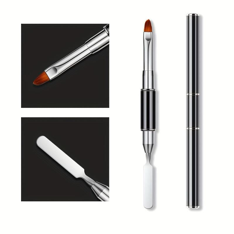 Nail Brushes Uv Extension Gel Double Ended Manicure Pen
