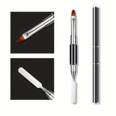 Nail Brushes Uv Extension Gel Double Ended Manicure Pen