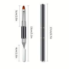 Nail Brushes Uv Extension Gel Double Ended Manicure Pen