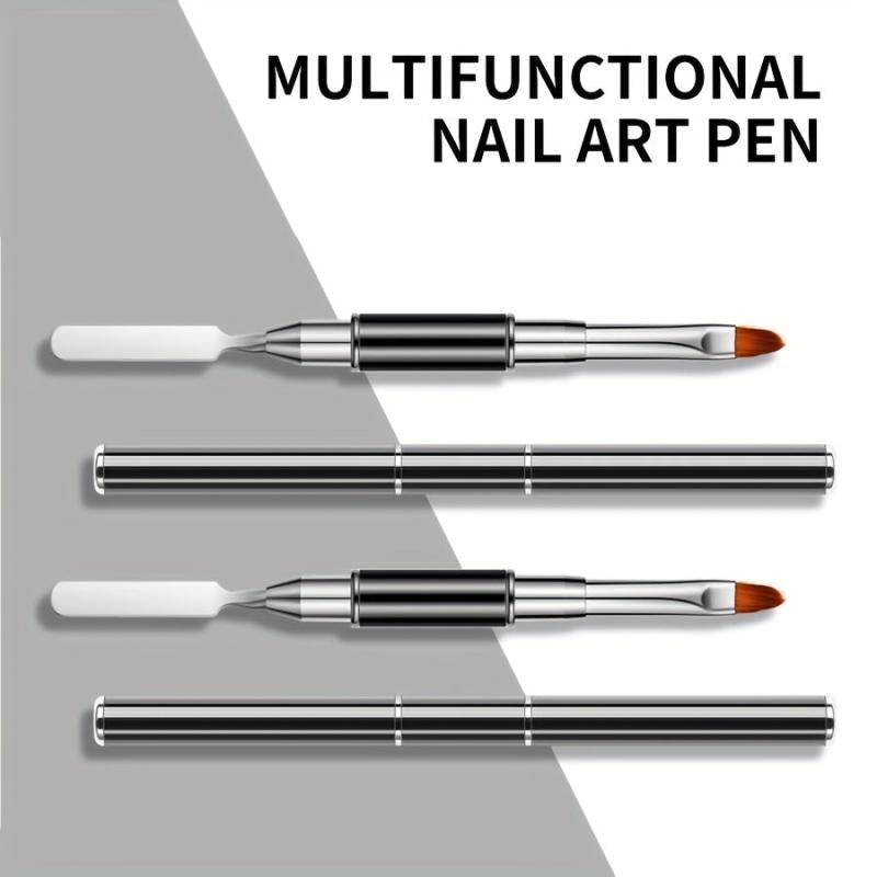 Nail Brushes Uv Extension Gel Double Ended Manicure Pen