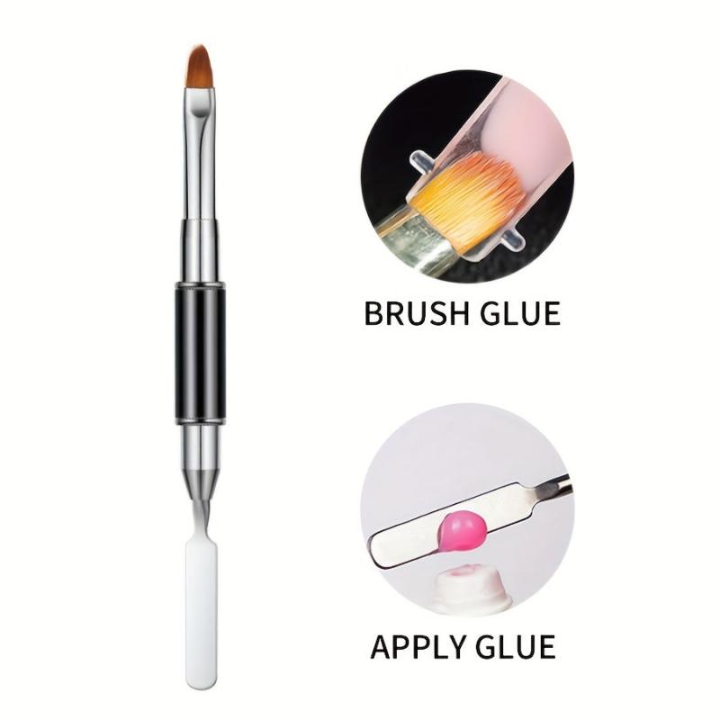 Nail Brushes Uv Extension Gel Double Ended Manicure Pen