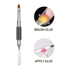 Nail Brushes Uv Extension Gel Double Ended Manicure Pen