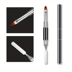 Nail Brushes Uv Extension Gel Double Ended Manicure Pen