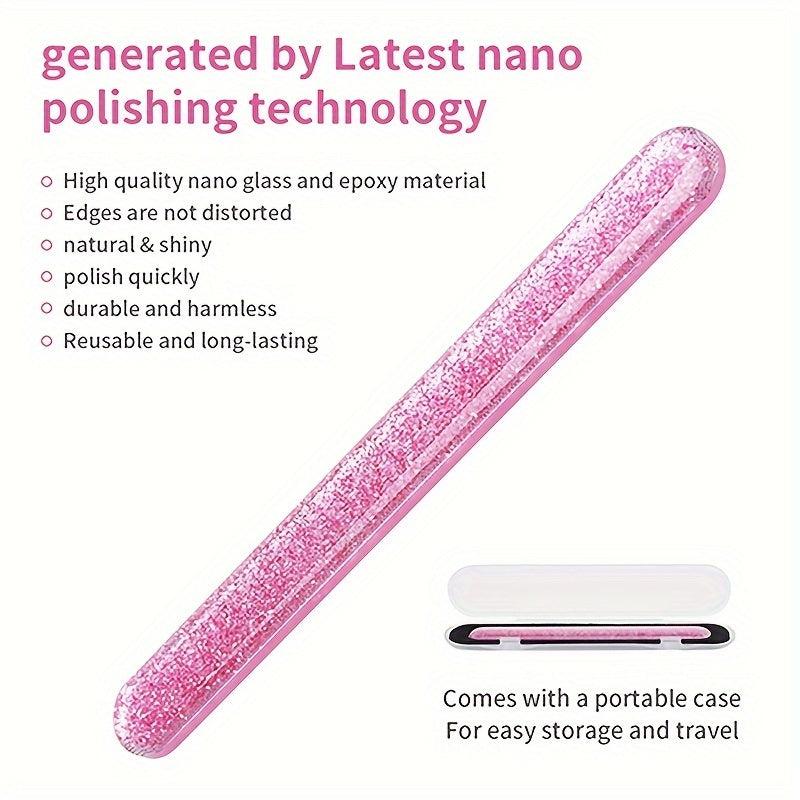 Nano Glass Nail File for Salon and Home Use