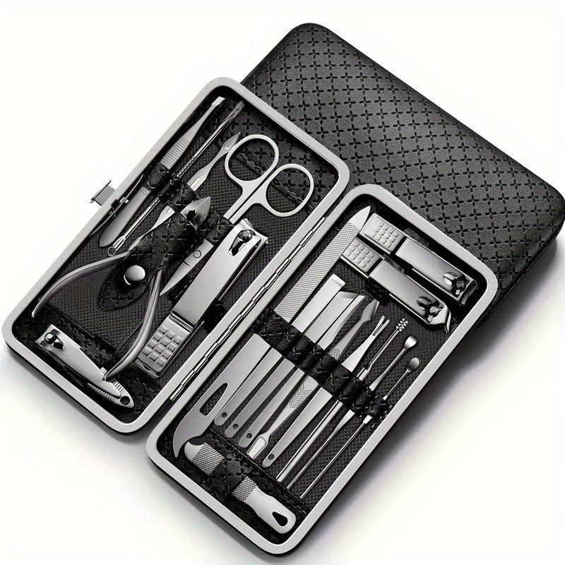 19pcs Nail Care Set for Manicure and Pedicure