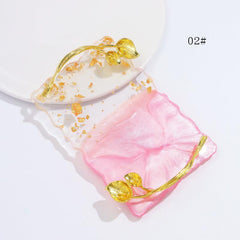 Resin Nail Art Palette with Edge and Stirring Rod
