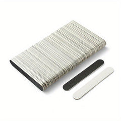 100 pcs Double Sided Wooden Nail File Set for Manicure
