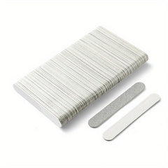 100 pcs Double Sided Wooden Nail File Set for Manicure