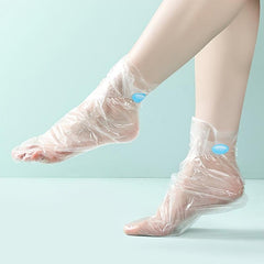 100 200 pcs Paraffin Wax Bath Liners Plastic Feet Protectors