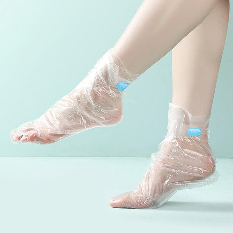 100 200 pcs Paraffin Wax Bath Liners Plastic Feet Protectors