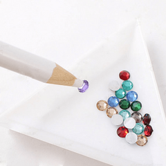 10 Pcs Nail Art Point Drill Pen Diamond Dot Painting Rhinestone Picker Tool