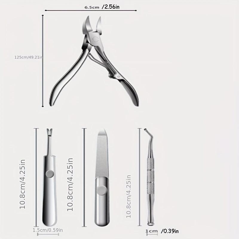 Stainless Steel Pedicure Set Toe Nail Clippers