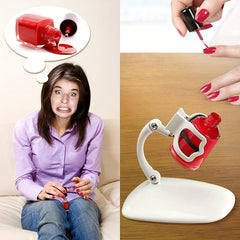 Nail Polish Grip & Tip Holder Easy Manicure Pedicure Accessory Nail Art Tools
