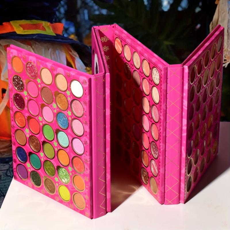 117 Colors Eyeshadow Palette 4 Layers Pearly Matte Bright Tones