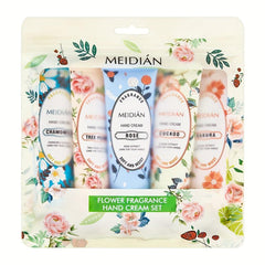 Floral Fruity Hand Cream Gift Set, Deeply Moisturizing, Travel Size Loti