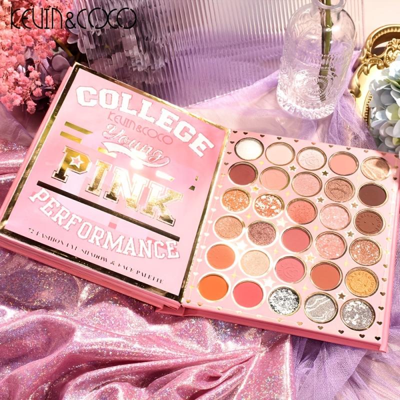 72 Colors Eyeshadow Palette Earth Tone Blush Contouring Highlight