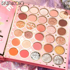72 Colors Eyeshadow Palette Earth Tone Blush Contouring Highlight
