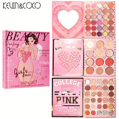 72 Colors Eyeshadow Palette Earth Tone Blush Contouring Highlight