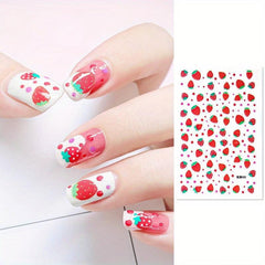 3D Self Adhesive Nail Stickers Nail Art Decals DIY Nail Decoration Accessories