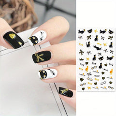 3D Self Adhesive Nail Stickers Nail Art Decals DIY Nail Decoration Accessories