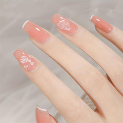 Pink Silicone Seal Nail Stamping Kit