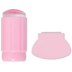 Pink Silicone Seal Nail Stamping Kit