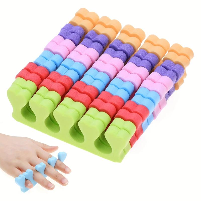 30pcs Soft Sponge Foam Nail Dispensers Disposable Toe Separators
