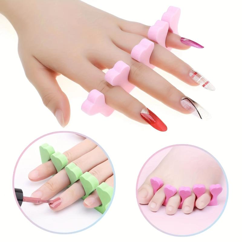 30pcs Soft Sponge Foam Nail Dispensers Disposable Toe Separators