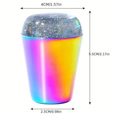 Rainbow Holographic Silicone Nail Stamper Art Manicure Tool