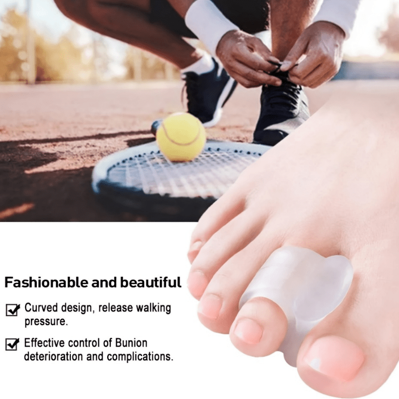 Gel Toe Separators for Overlapping Toes Bunions - Big Toe Alignment Corrector