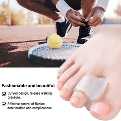 Gel Toe Separators for Overlapping Toes Bunions - Big Toe Alignment Corrector