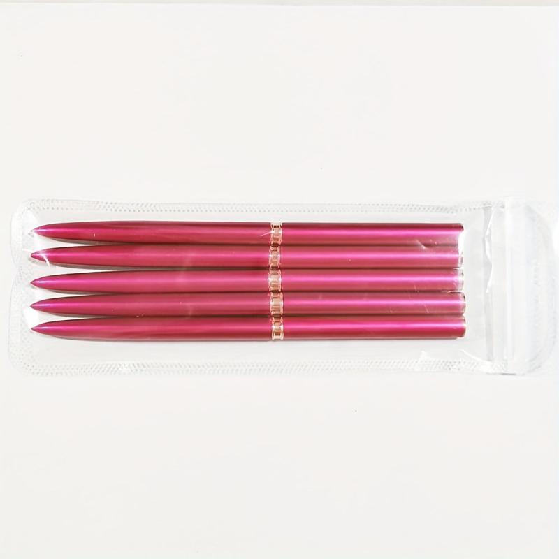5pcs Nail Art Brushes Set 7 9 11 15 25mm Fine Drawing Delicate Long Stripe Brush