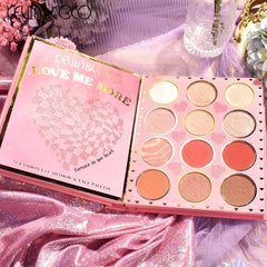 Anime Style 72 Hot Girl Eyeshadow Palette Shimmer High Pigment Blush Palette